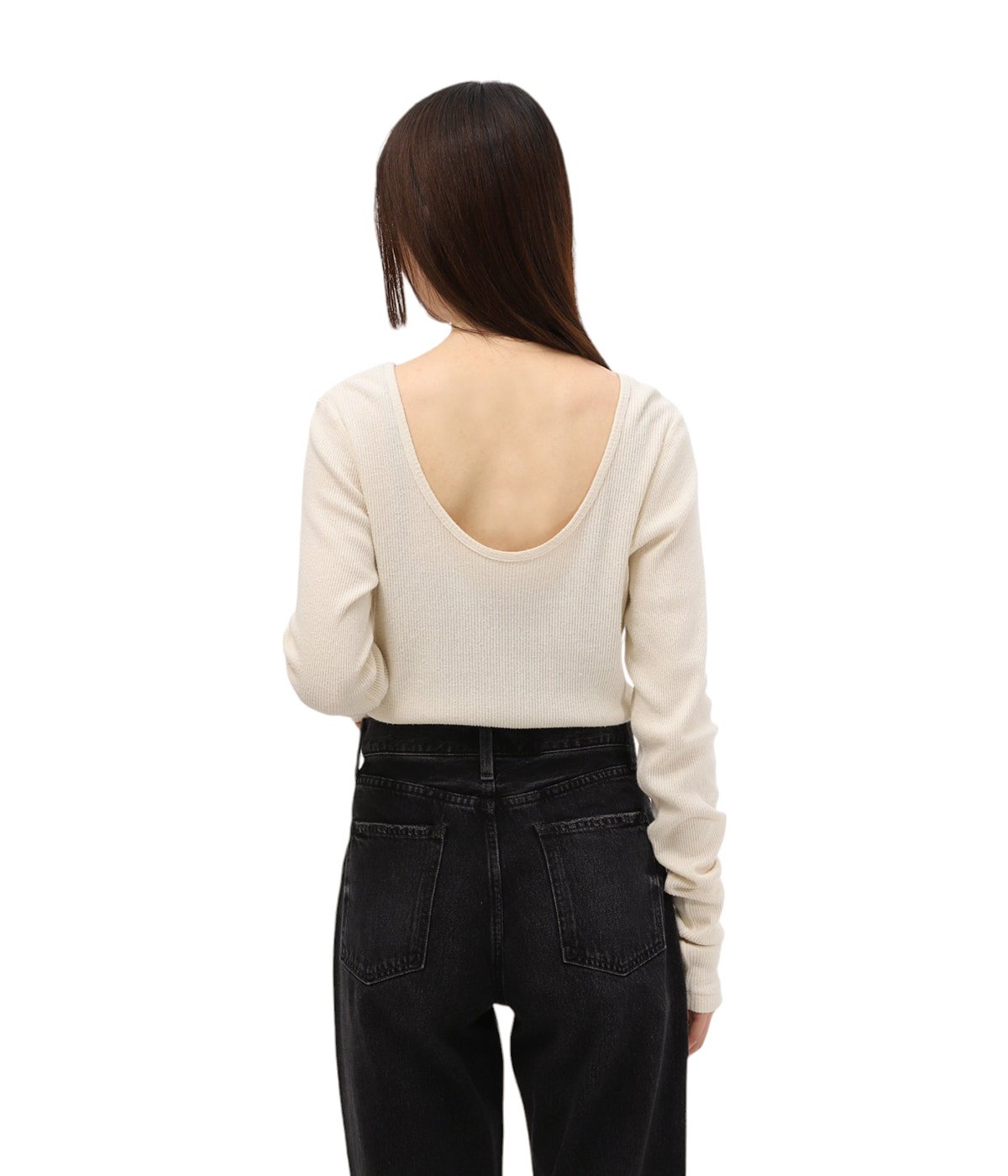 レディース】PURE SILK LONGSLEEVE TEE | Oblada(オブラダ) / トップス