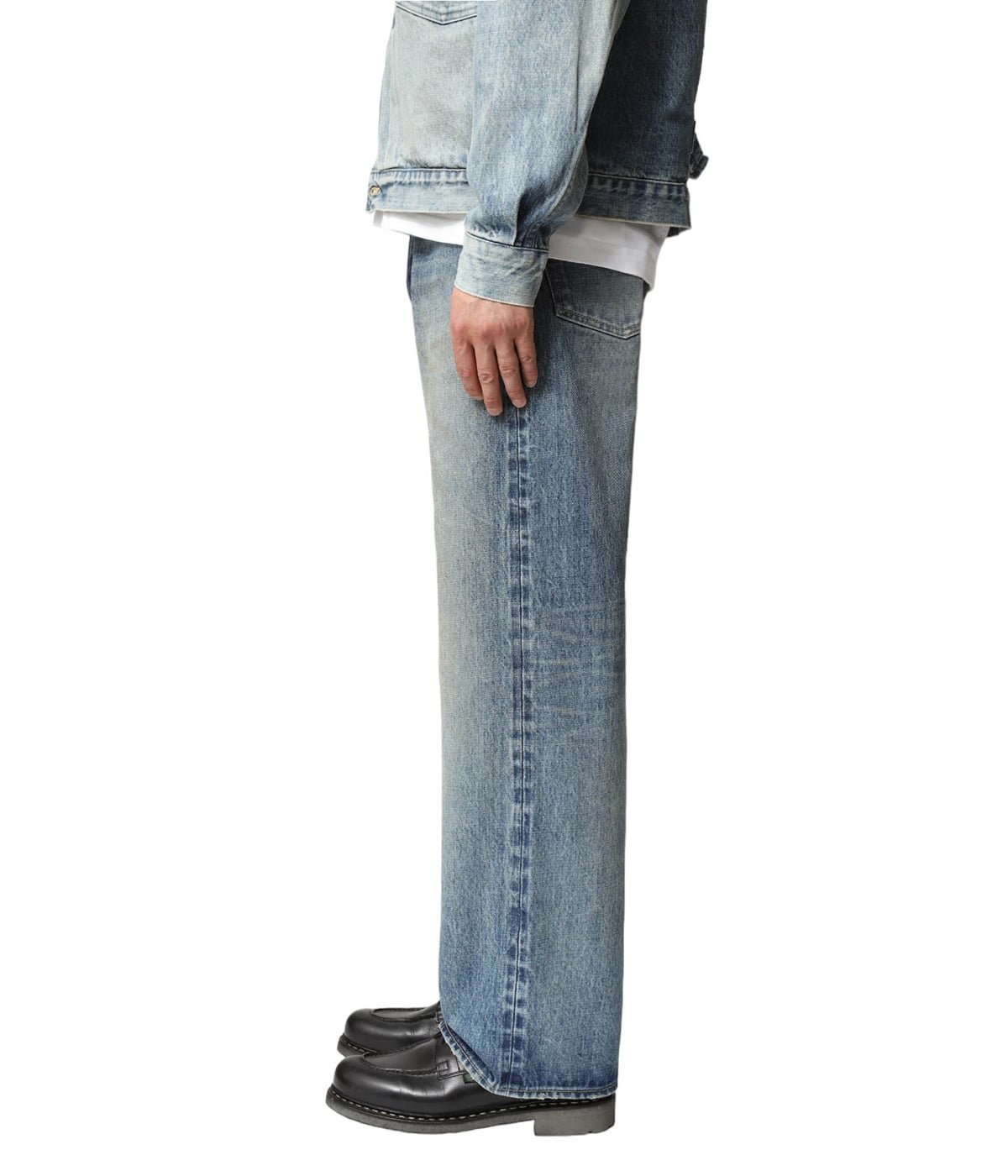 RELAX STRAIGHT FIT JEANS - used washed - | marka(マーカ