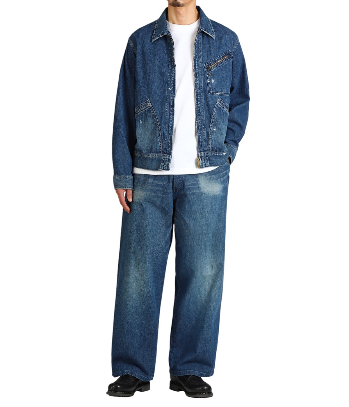 DENIM WORK JACKET - used washed - | marka(マーカ) / アウター