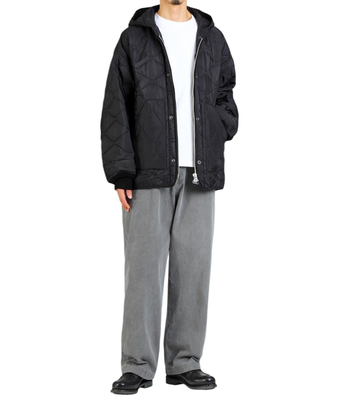 LINING SNOW PARKA - RECYCLE NYLON TUSSER - | marka(マーカ