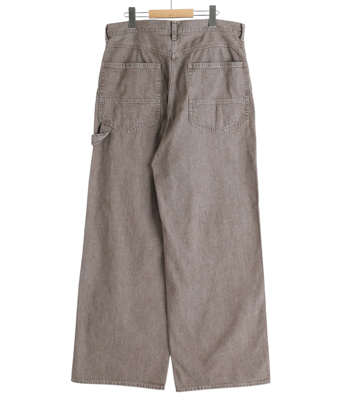 WIDE PAINTER PANTS - ORGANIC COTTON 10oz DENIM - | marka