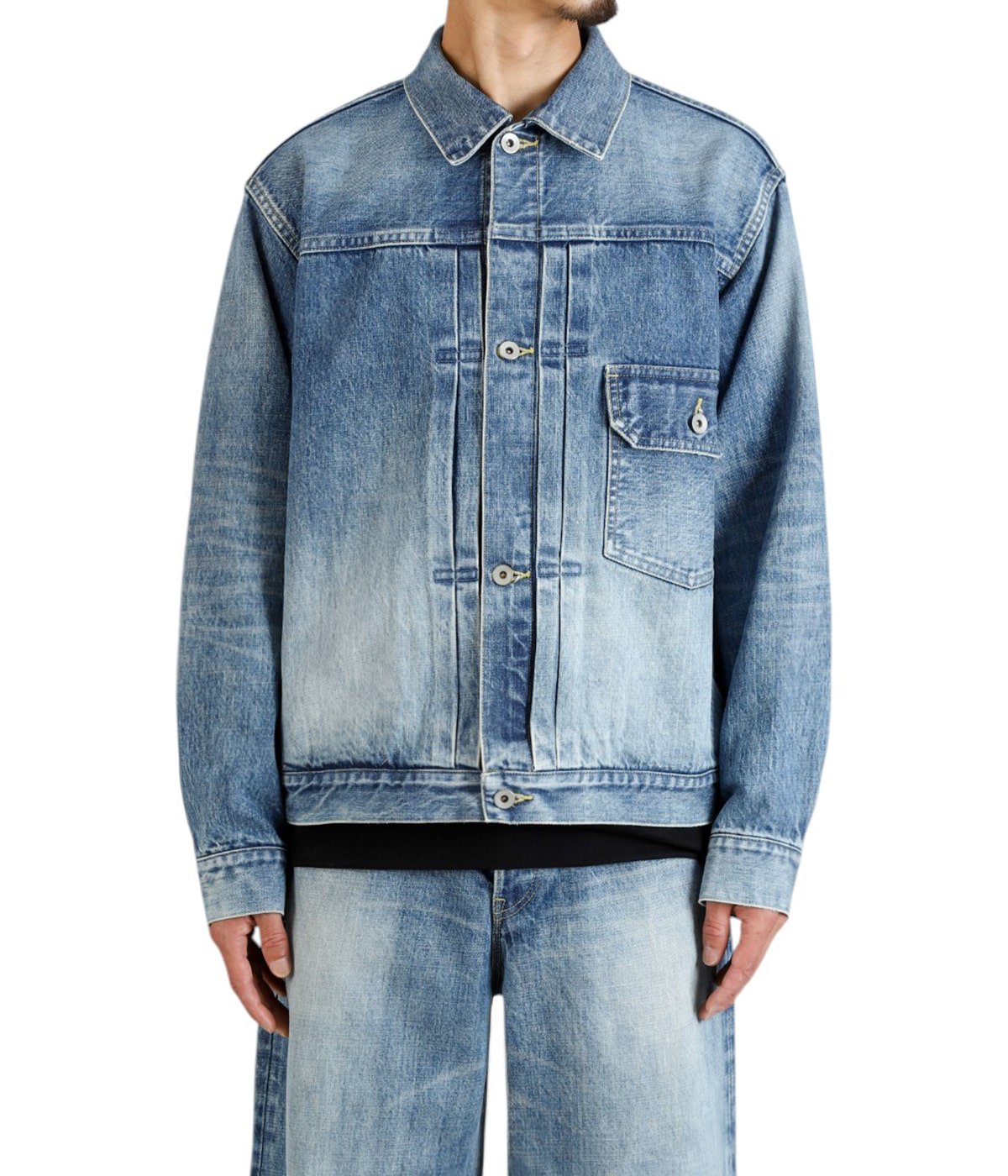 TYPE-1 DENIM JACKET -ORGANIC COTTON 13.5oz SELVEDGE DENIM- | marka