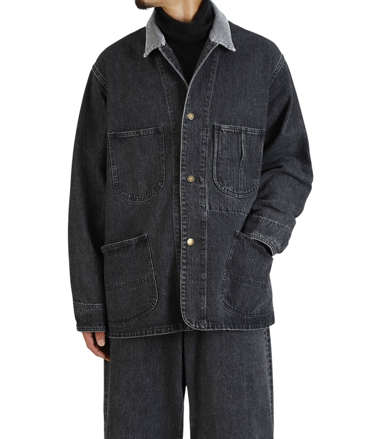 COVERALL JACKET -ORGANIC COTTON 13.5oz SELVEDGE DENIM- | marka