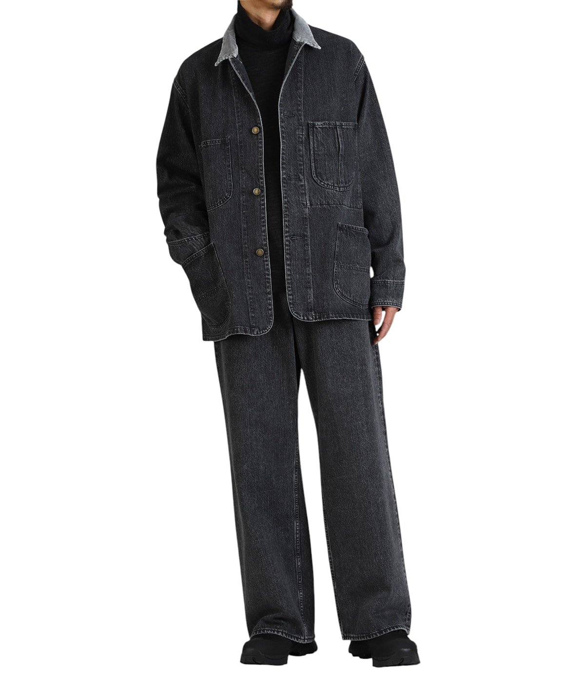 COVERALL JACKET -ORGANIC COTTON 13.5oz SELVEDGE DENIM- | marka