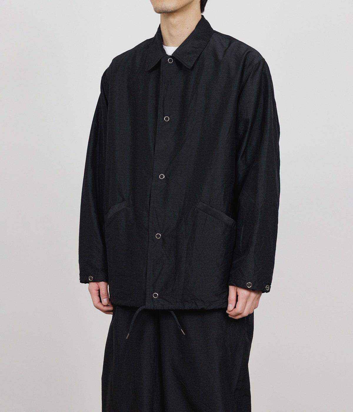 【予約】COACH JACKET -WOOL SILK HIGH COUNT TYPEWRITER-