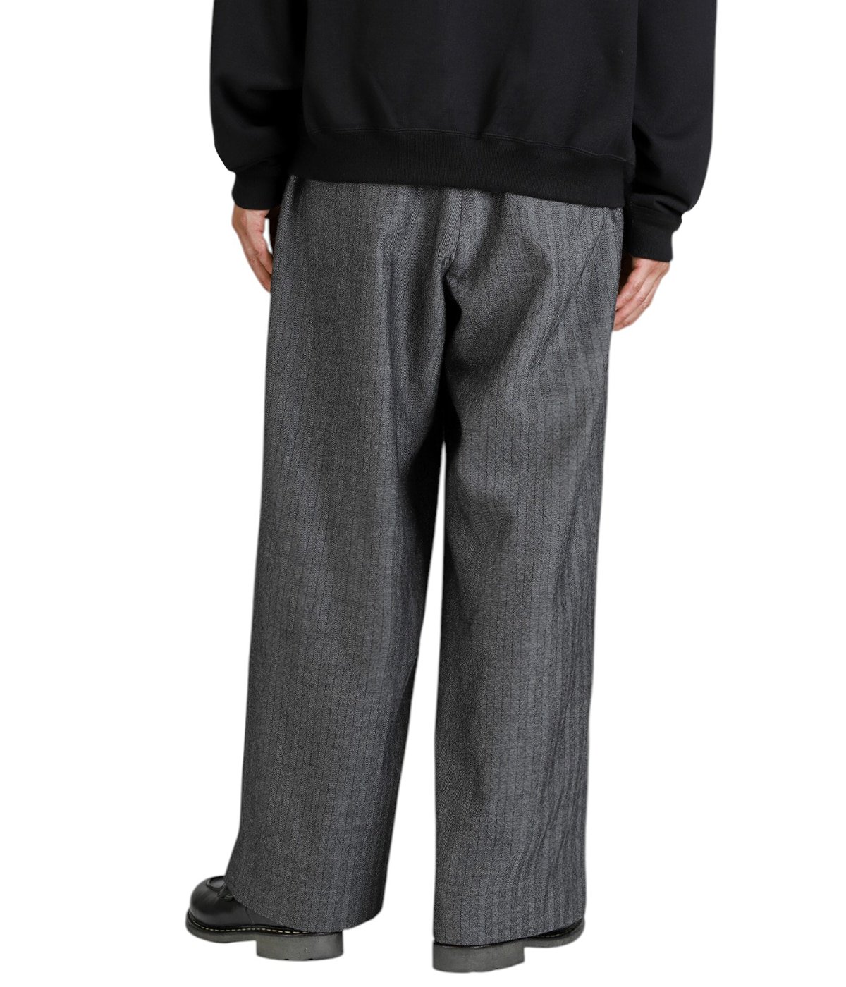 TWO TUCK BAGGY TROUSERS -TUMBLED WOOL SERGE- | marka(マーカ