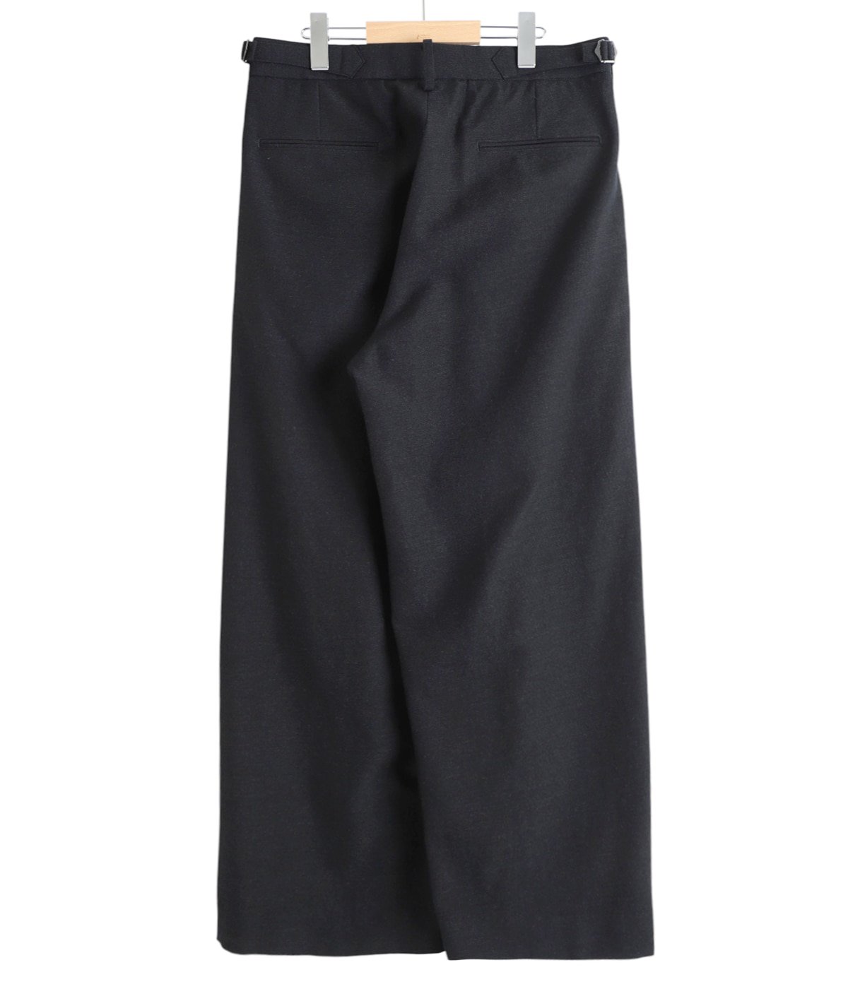 TWO TUCK BAGGY TROUSERS -TUMBLED WOOL SERGE- | marka(マーカ