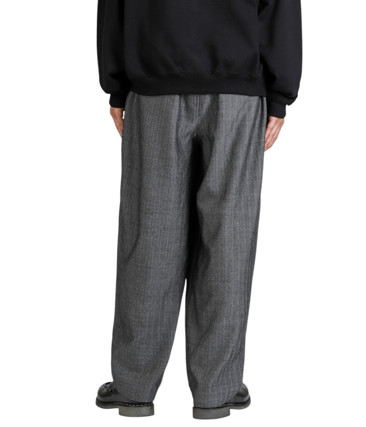 COCOON WIDE EASY PANTS -TUMBLED WOOL SERGE- | marka(マーカ