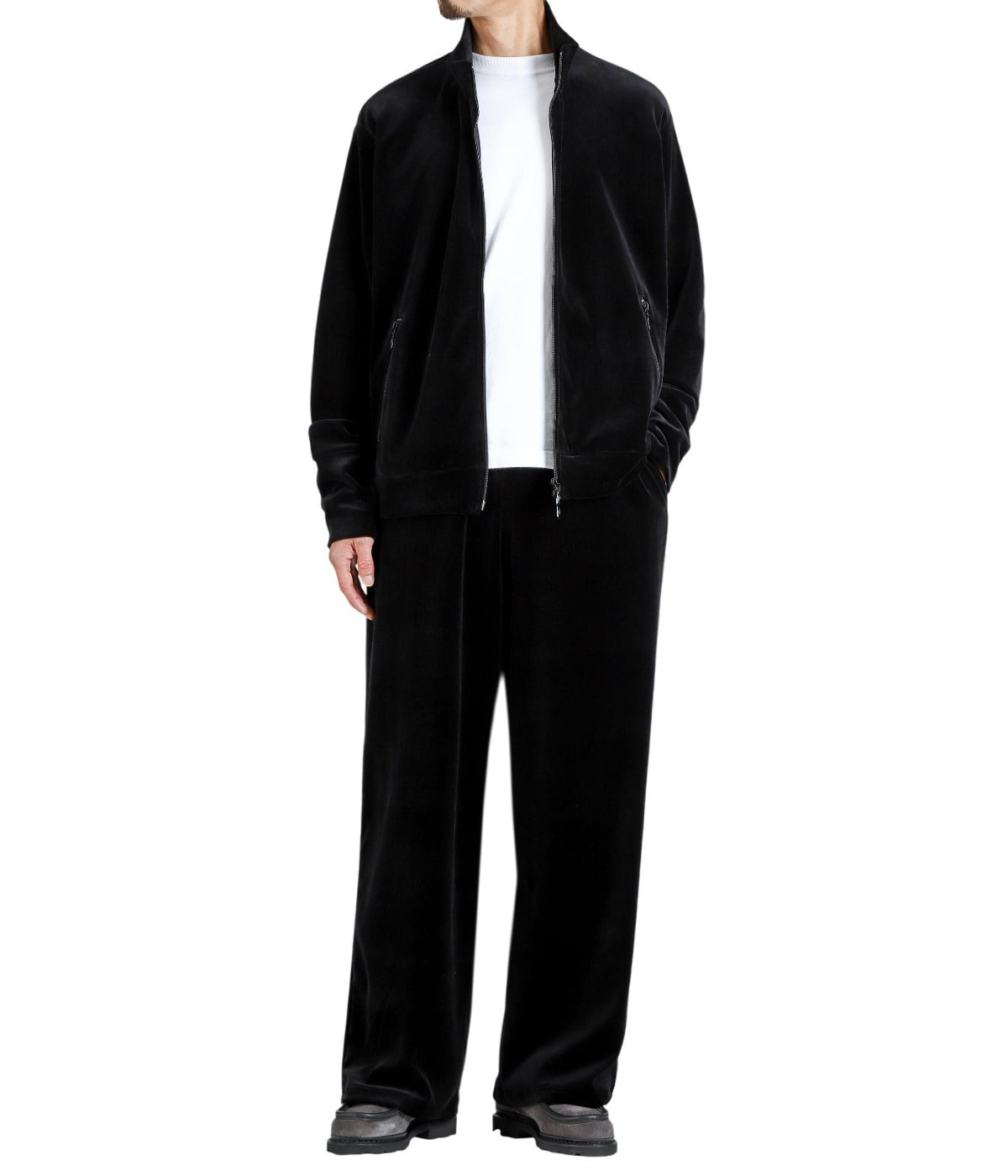 FULL ZIP TRACK JACKET -30/-ORGANIC COTTON VELOUR- | marka(マーカ