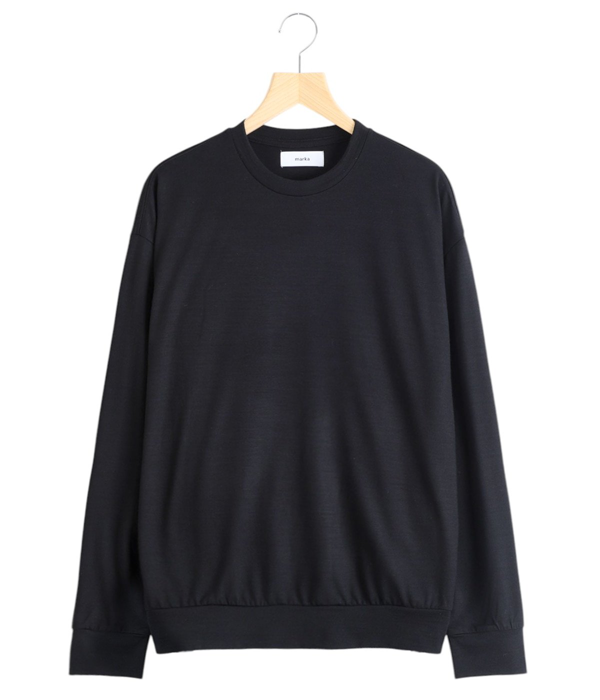 CREW NECK -2/72 WOOL SINGLE JERSEY WASHABLE- | marka(マーカ