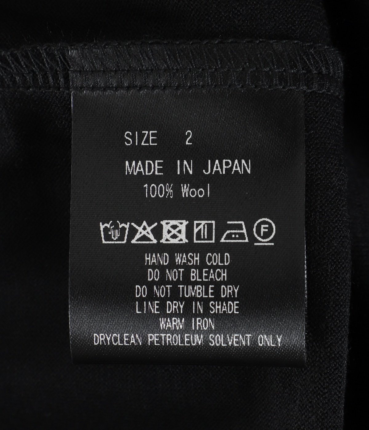 CREW NECK -2/72 WOOL SINGLE JERSEY WASHABLE- | marka(マーカ