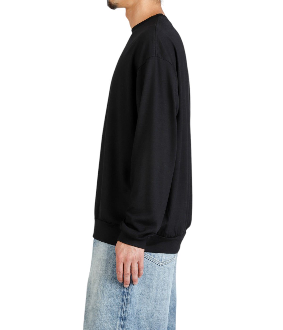 CREW NECK -2/72 WOOL SINGLE JERSEY WASHABLE- | marka(マーカ
