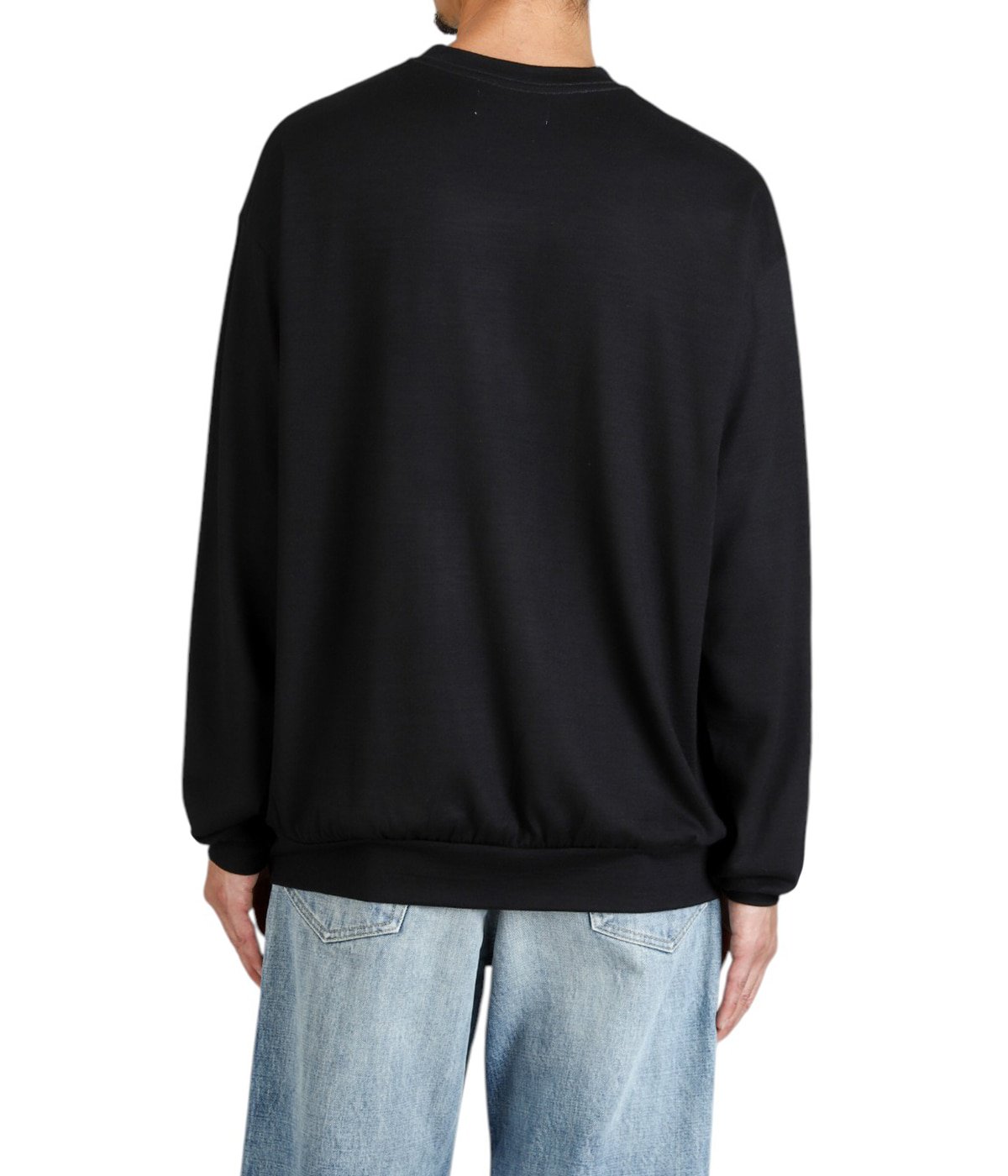 CREW NECK -2/72 WOOL SINGLE JERSEY WASHABLE- | marka(マーカ