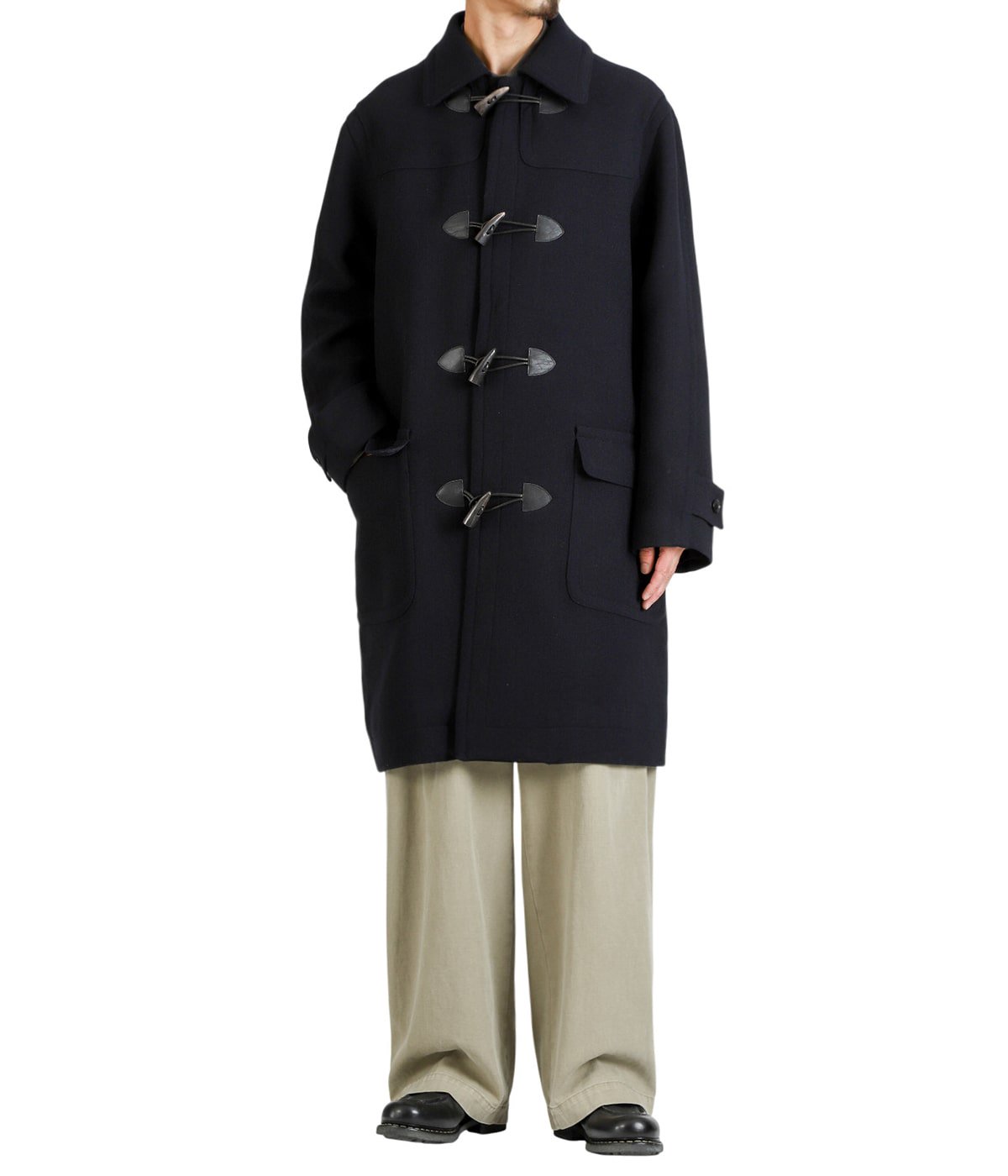 DUFFLE COAT -1/14 WOOL VINTAGE DOUBLE CLOTH- | marka(マーカ