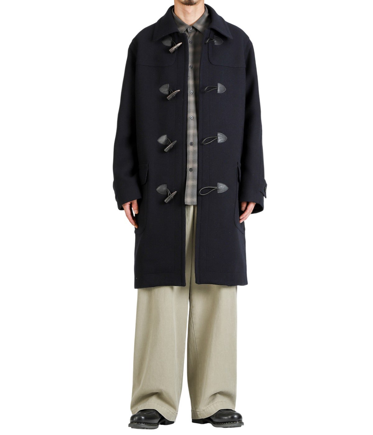 DUFFLE COAT -1/14 WOOL VINTAGE DOUBLE CLOTH- | marka(マーカ