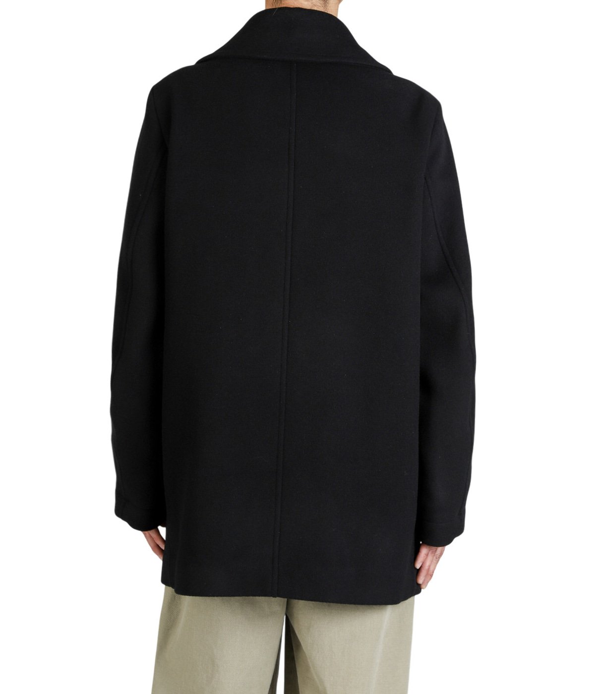 Marka ウールカシミヤ ブリッジコート マーカ ジャケット コート marka マーカ ウールシルクカシミヤビーバー ブリッジコート ブラック