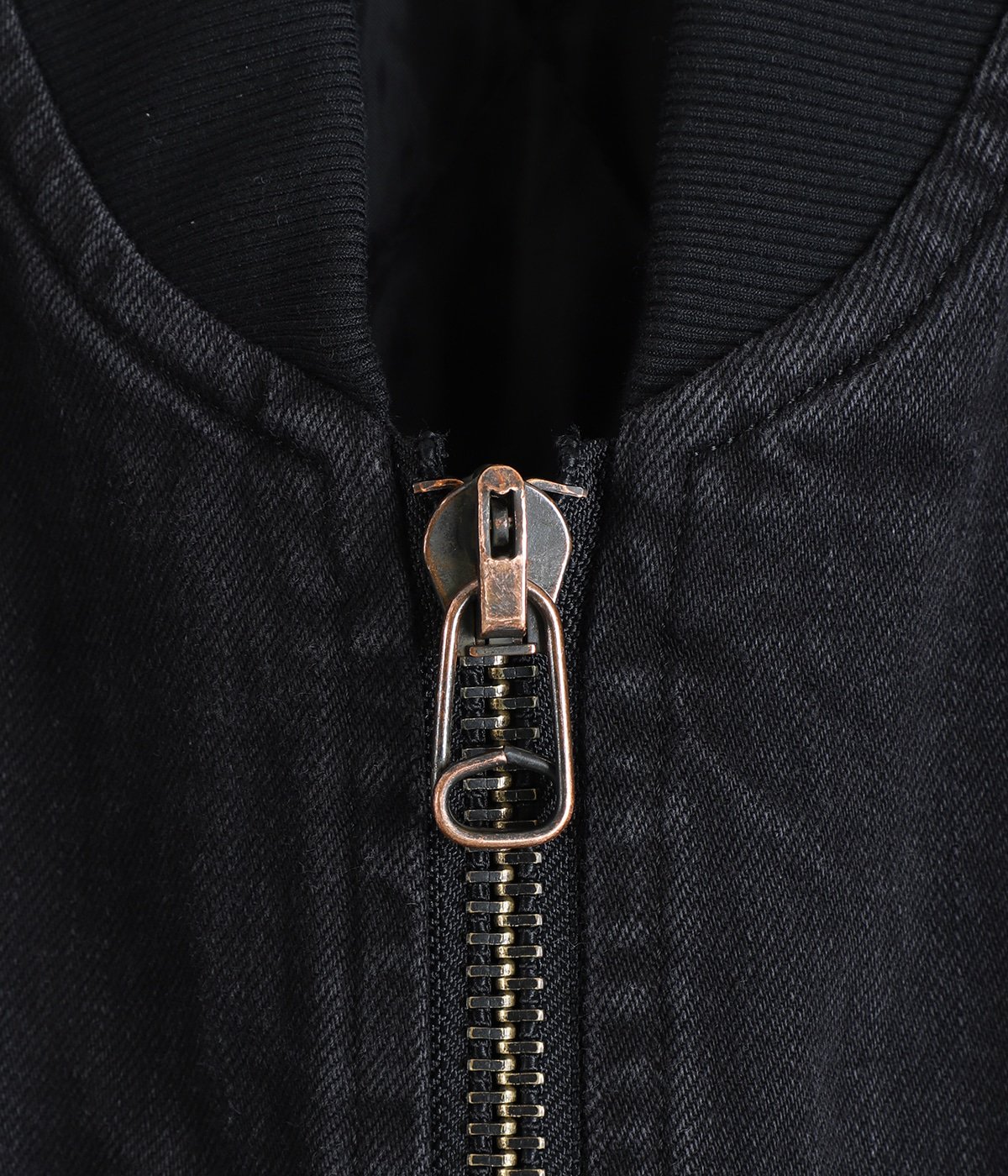 PUFFED DENIM BOMBER JACKET -ORGANIC COTTON 12oz DENIM- | marka