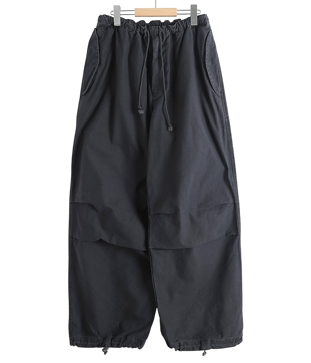 WIDE OVER PANTS -ORGANIC COTTON BACK SATIN- | marka(マーカ