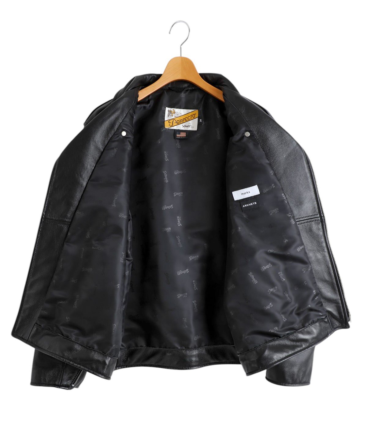 Schott × marka ARKnets 別注 DOUBLE RIDERS 楽天市場】[送料無料]marka : 別注 Schott x marka for ARKnets DOUBLE