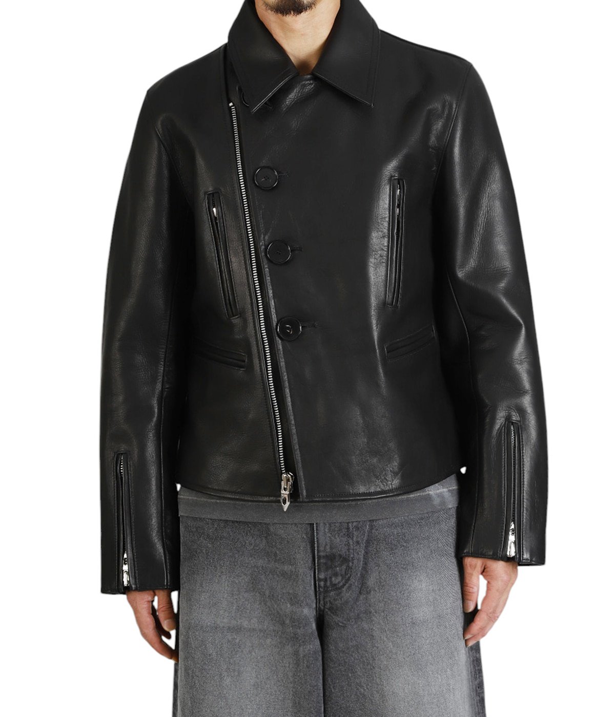 CLASSIC MOTORCYCLE LEATHER JACKET | MASU(エムエーエスユー