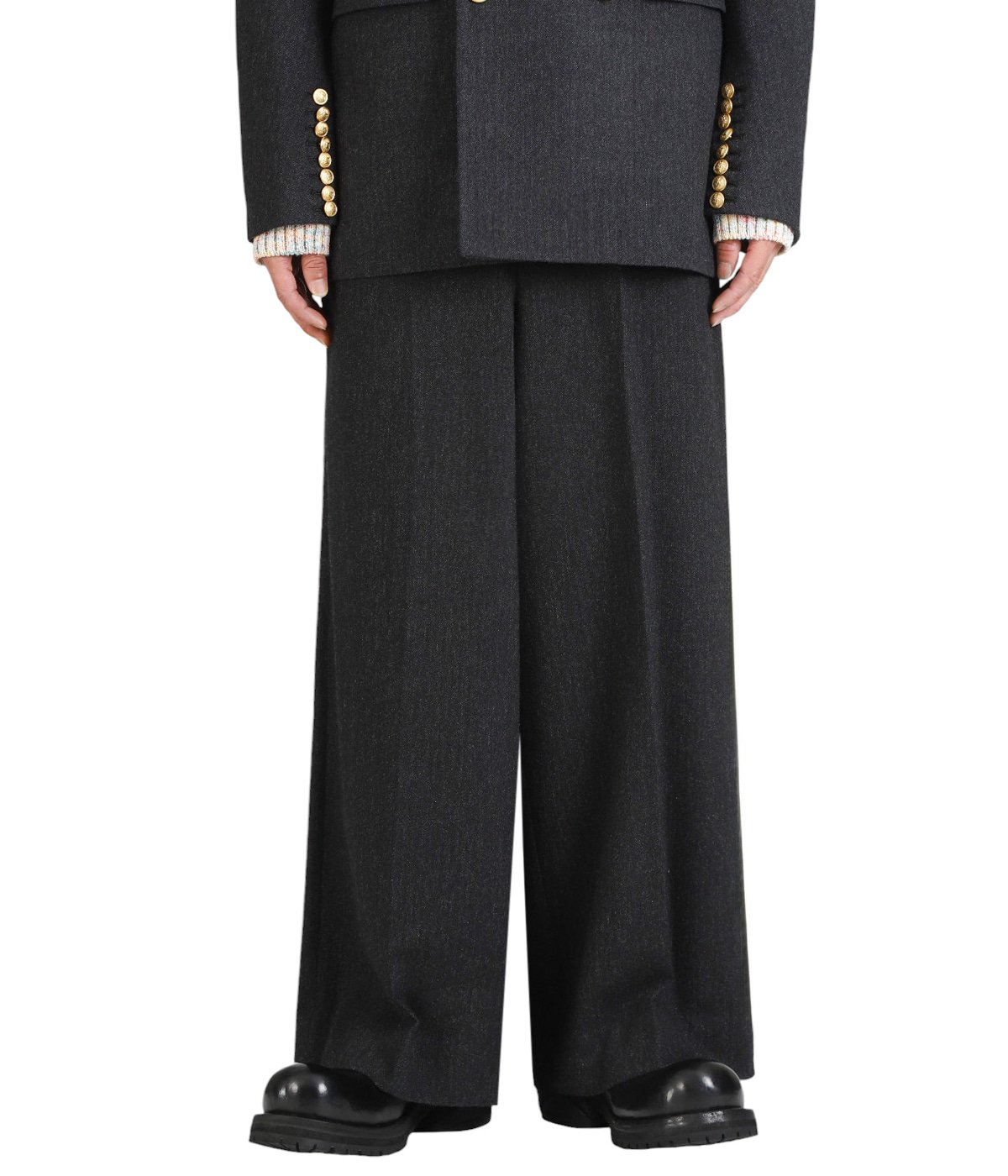 INITIAL WIDE TROUSERS | MASU(エムエーエスユー) / パンツ スラックス