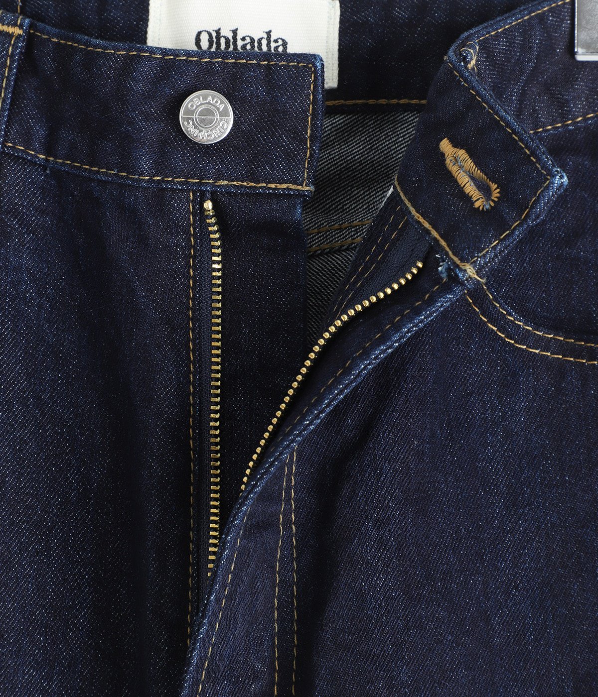 Oblada ヘンプデニムパンツ インディゴブルー32