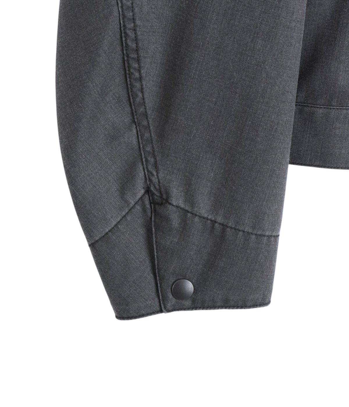 WORK JACKET -WASHABLE 2/72 WOOL GABARDINE PIGMENT PRINT- | marka