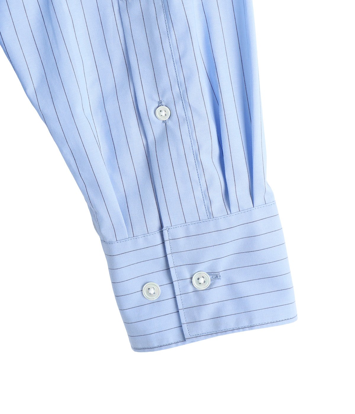REGULAR COLLAR SHIRT -ORGANIC COTTON STRIPE- | marka(マーカ