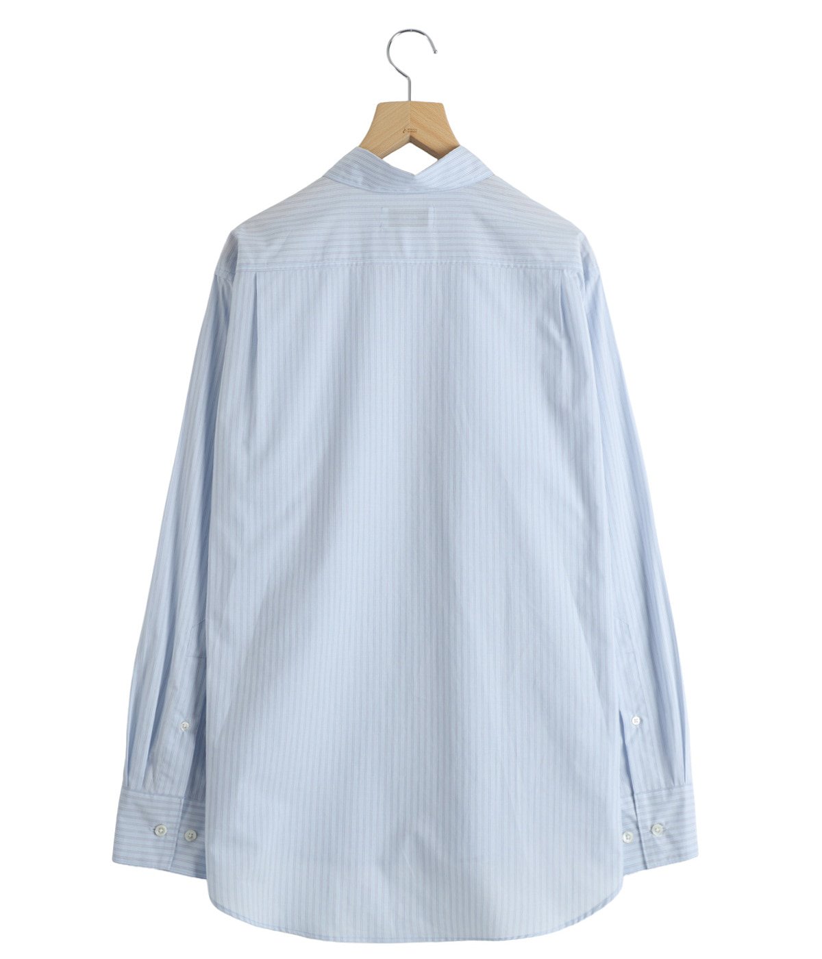 REGULAR COLLAR SHIRT -ORGANIC COTTON STRIPE- | marka(マーカ