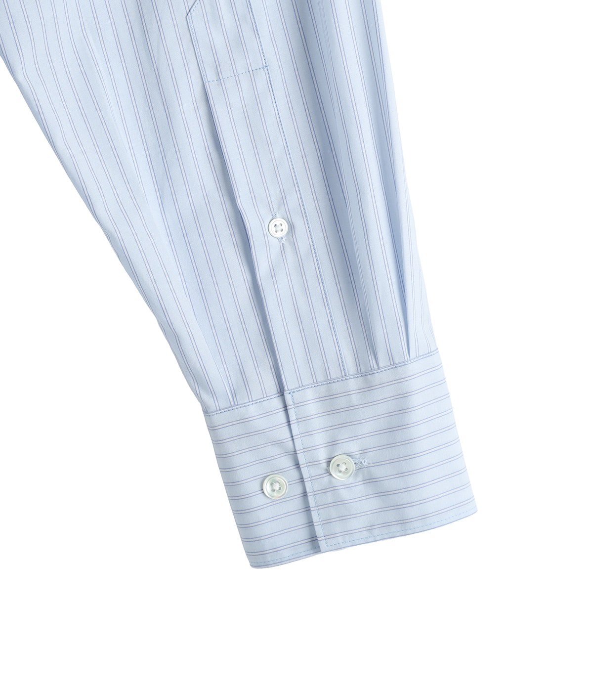 REGULAR COLLAR SHIRT -ORGANIC COTTON STRIPE- | marka(マーカ