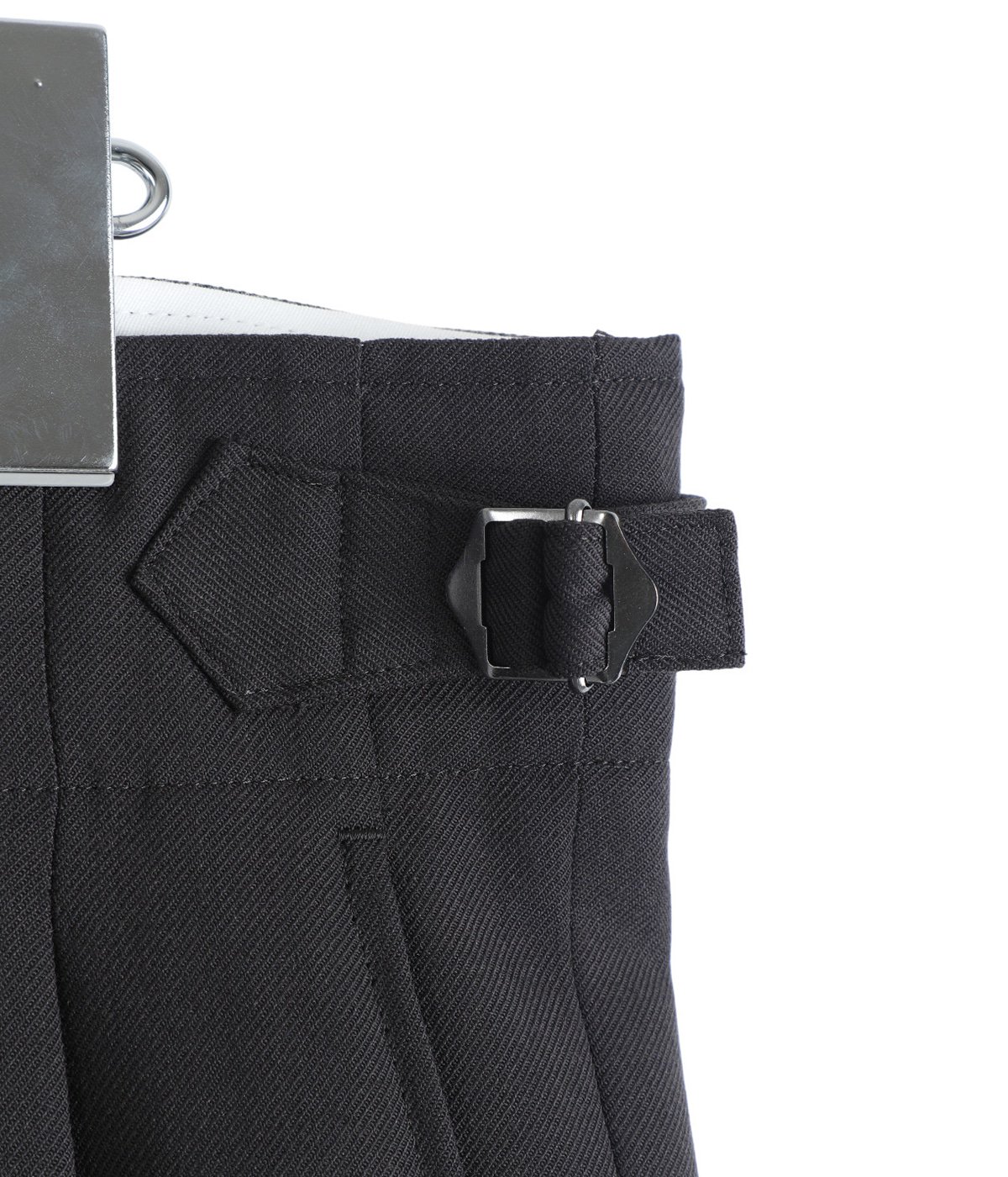 TWO TUCK MILITARY TROUSERS -RECYCLED POLYESTER NON-MULESED WOOL