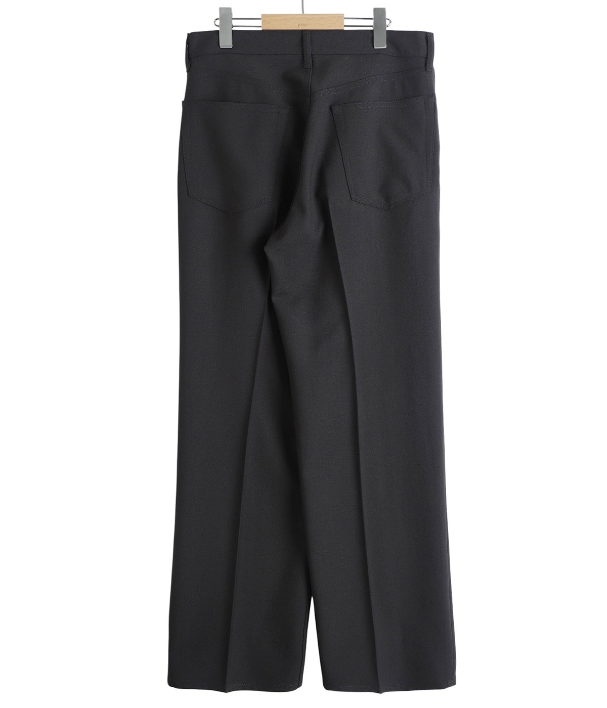 5-POCKETS TROUSERS -RECYCLED POLYESTER NON-MULESED WOOL GABARDINE