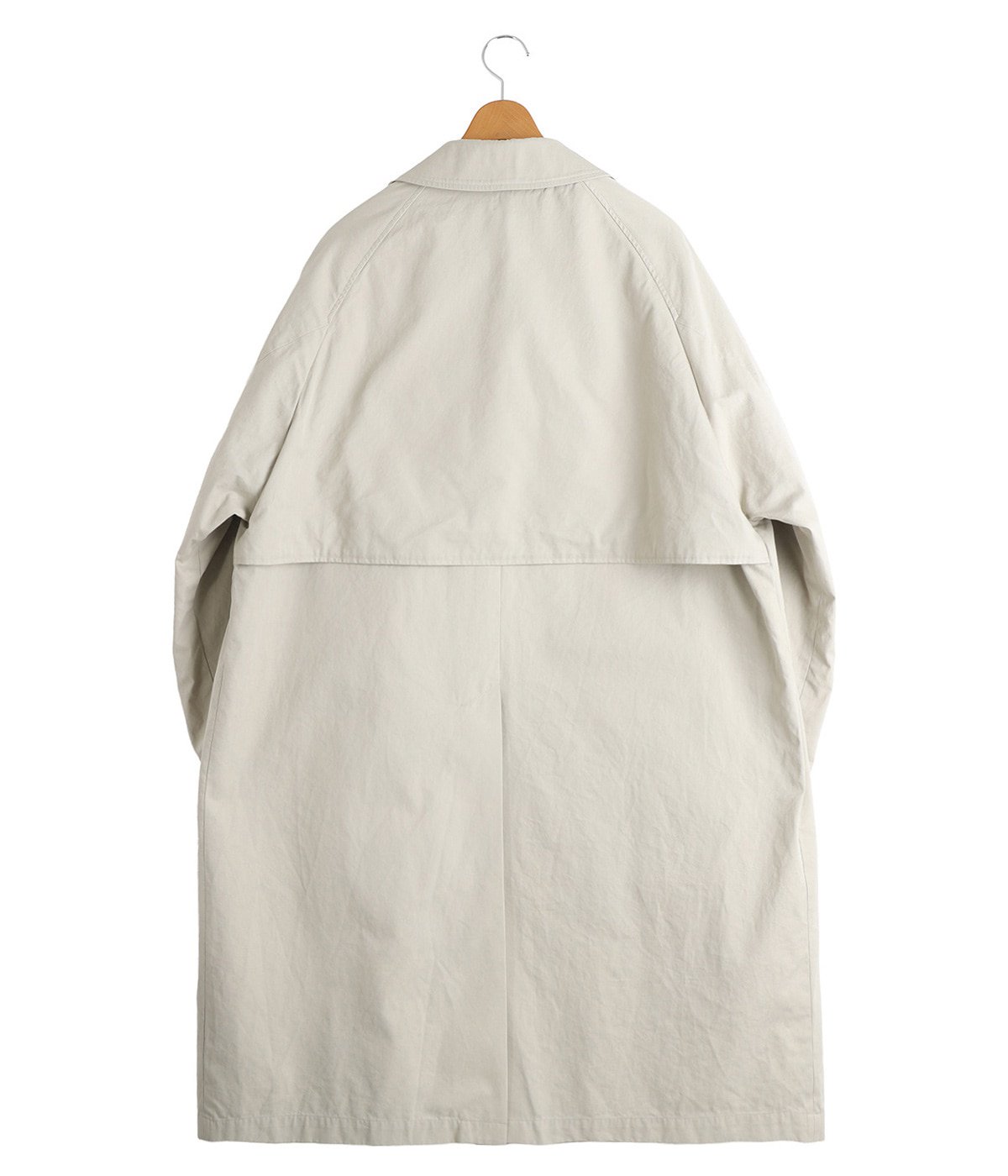 RAGLAN SLEEVE COAT -ORGANIC COTTON GABARDINE- | marka(マーカ