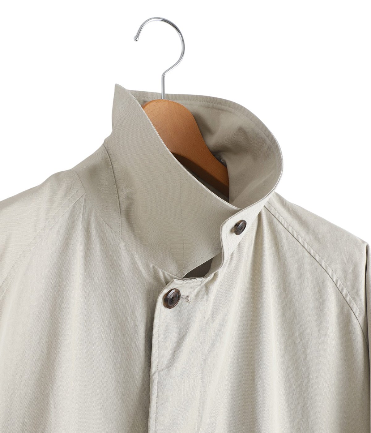 RAGLAN SLEEVE COAT -ORGANIC COTTON GABARDINE- | marka(マーカ