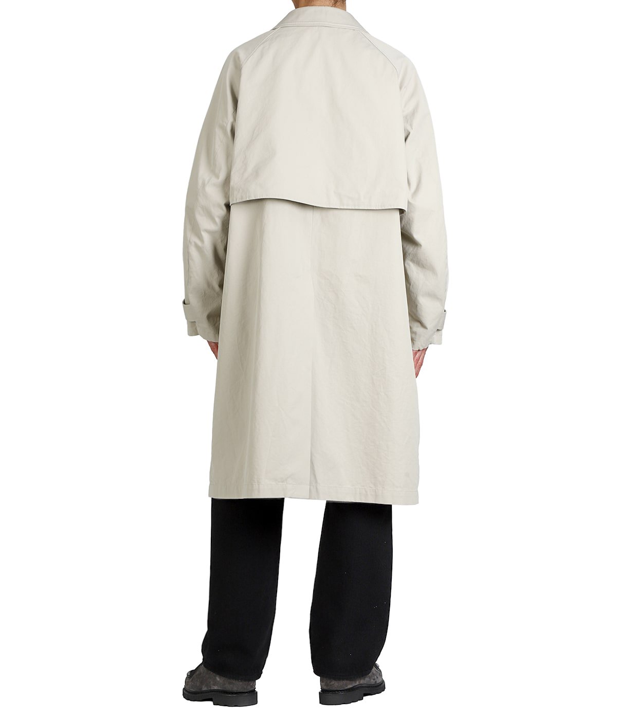 RAGLAN SLEEVE COAT -ORGANIC COTTON GABARDINE- | marka(マーカ