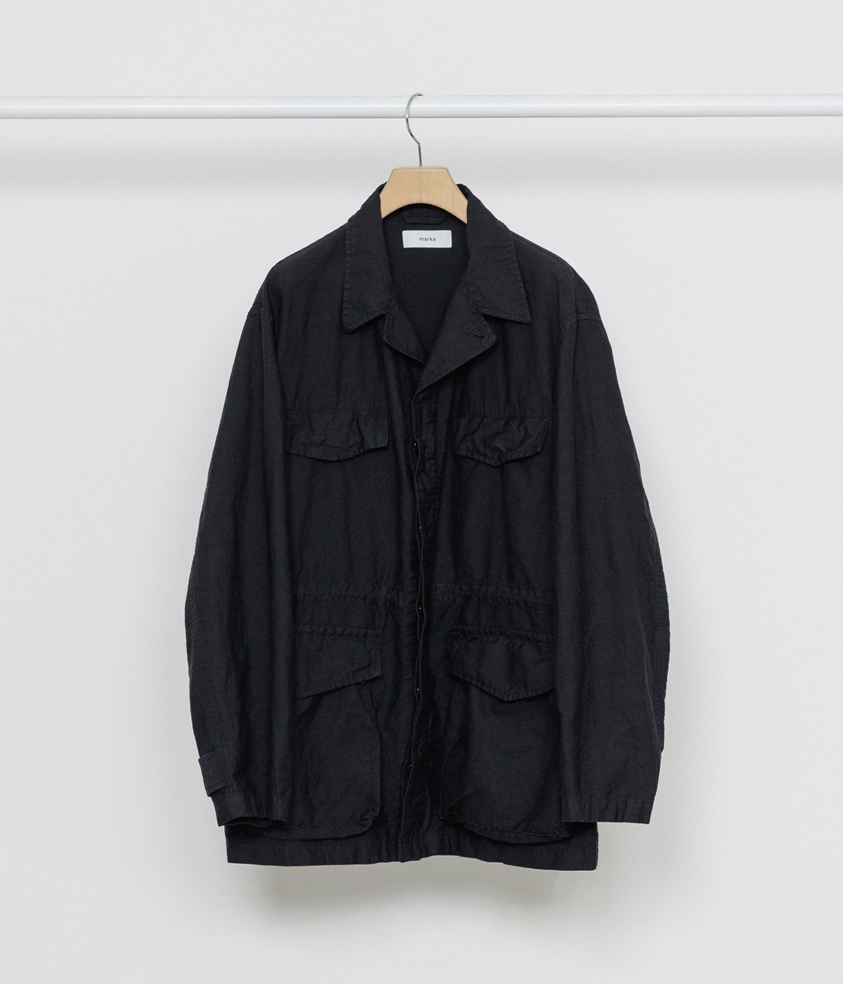 予約】MILITARY JACKET -LINEN x ORGANIC COTTON x SILK LIGHT