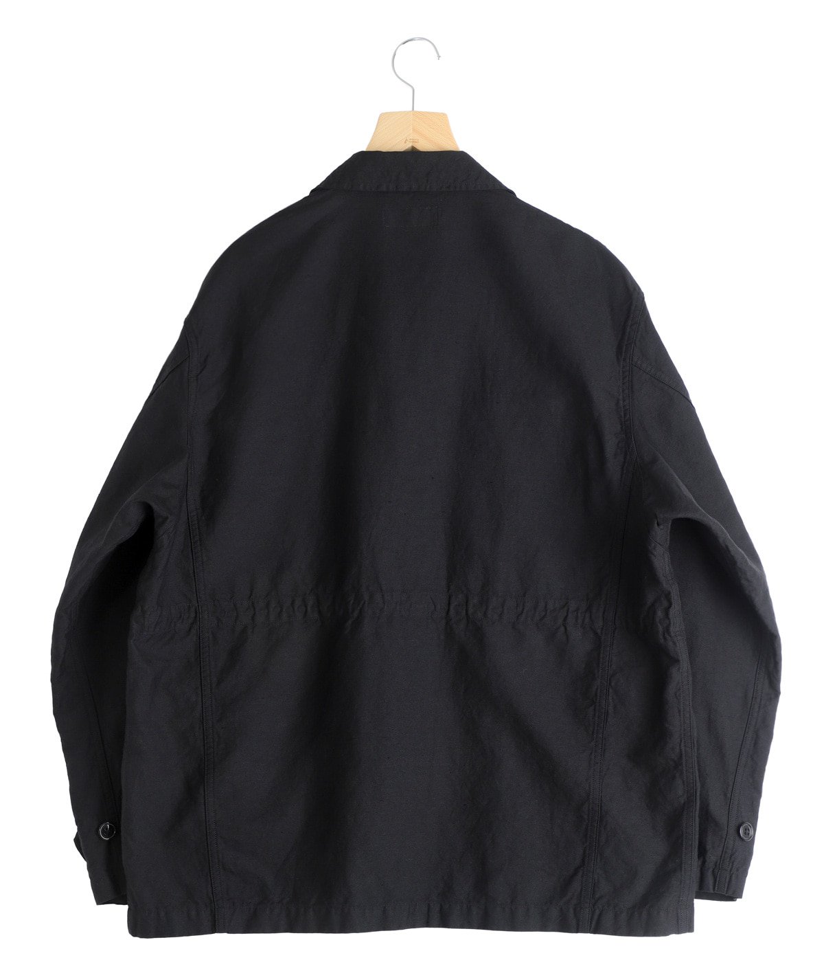 MILITARY JACKET -LINEN x ORGANIC COTTON x SILK LIGHT MOLESKIN