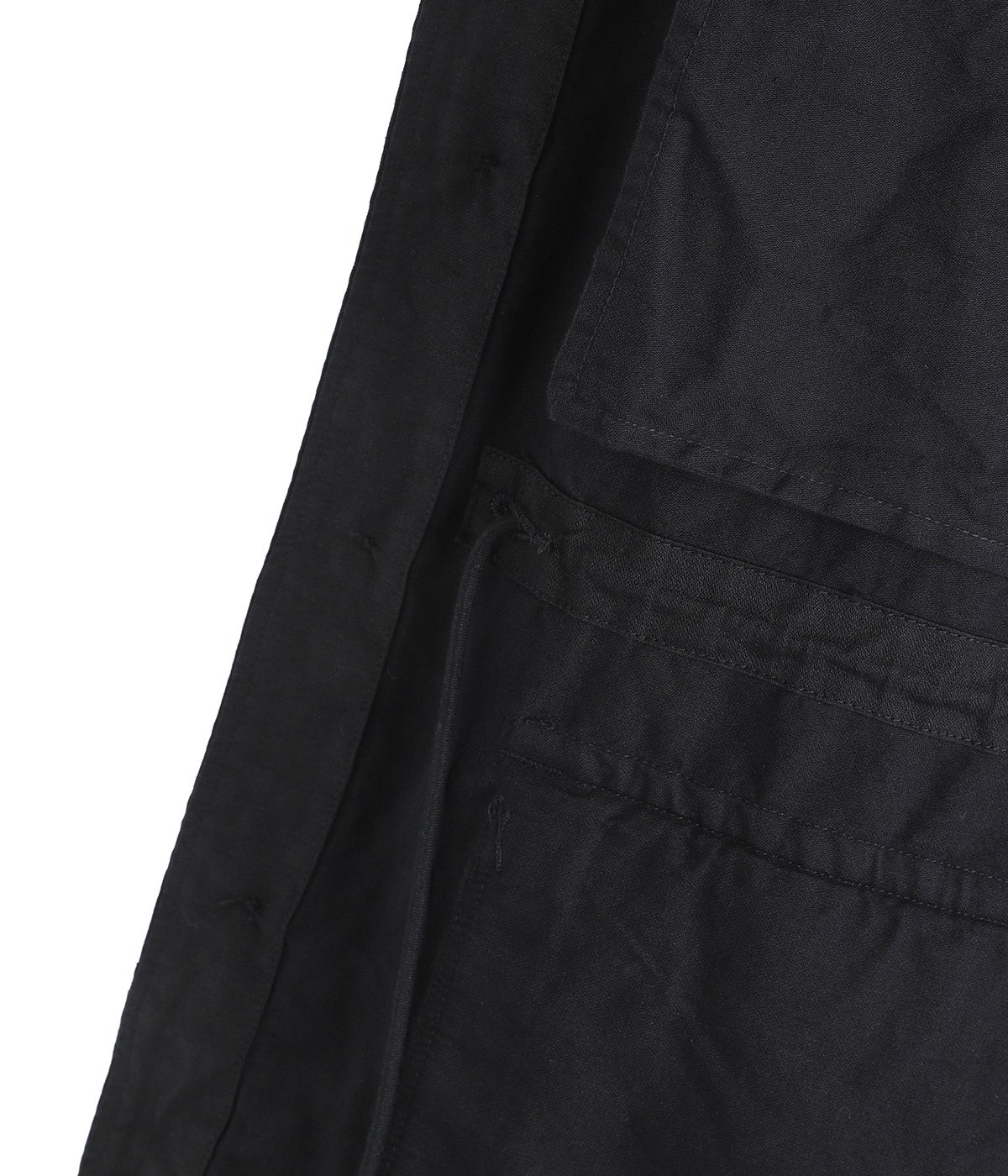 MILITARY JACKET -LINEN x ORGANIC COTTON x SILK LIGHT MOLESKIN