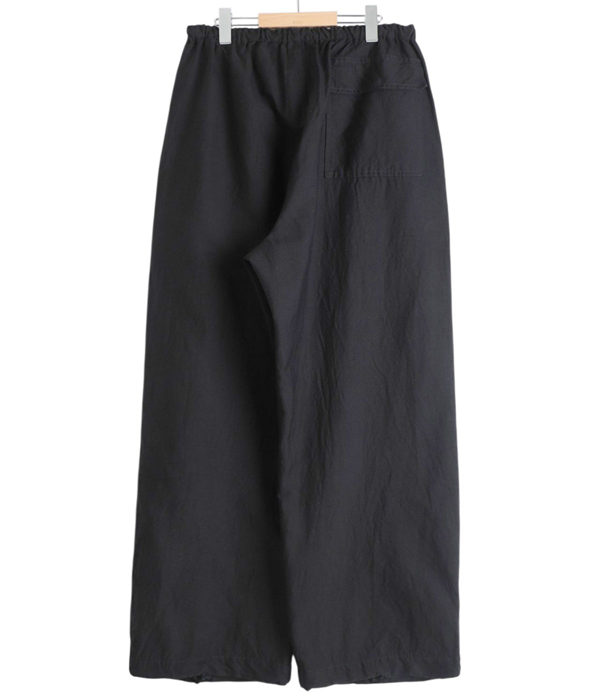 WIDE OVER PANTS -LINEN x ORGANIC COTTON x SILK LIGHT MOLESKIN