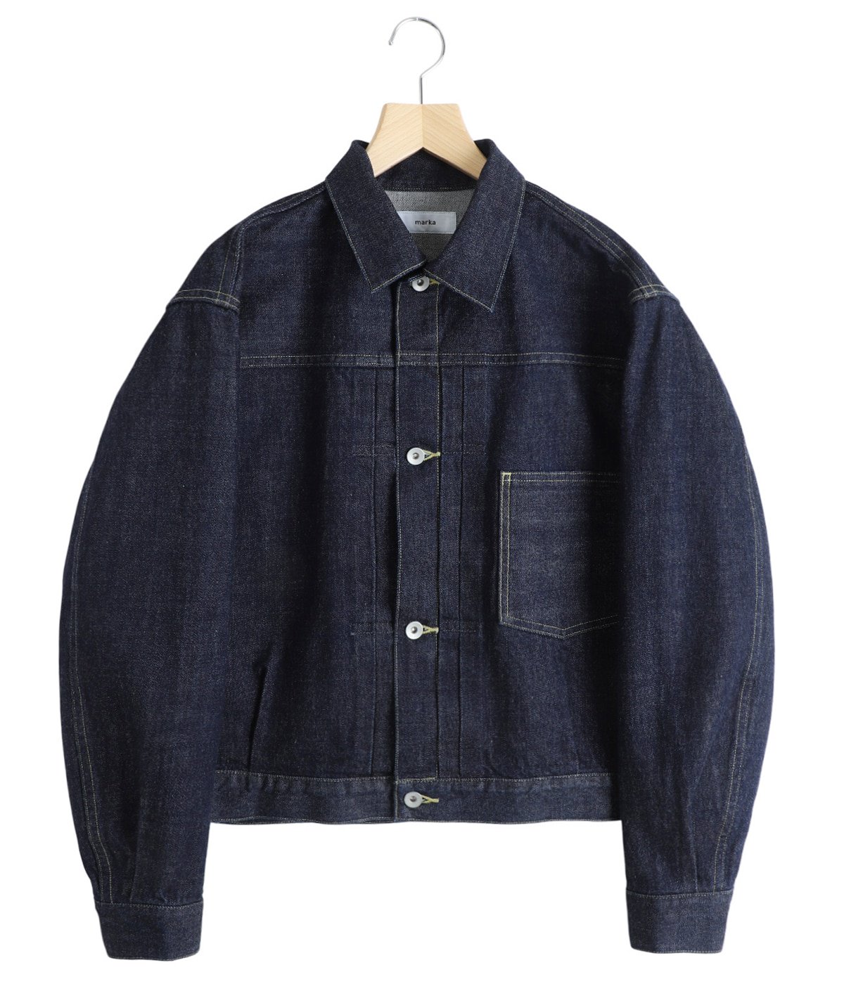 予約】DENIM JACKET -ORGANIC COTTON 13.5oz SELVEDGE DENIM- | marka