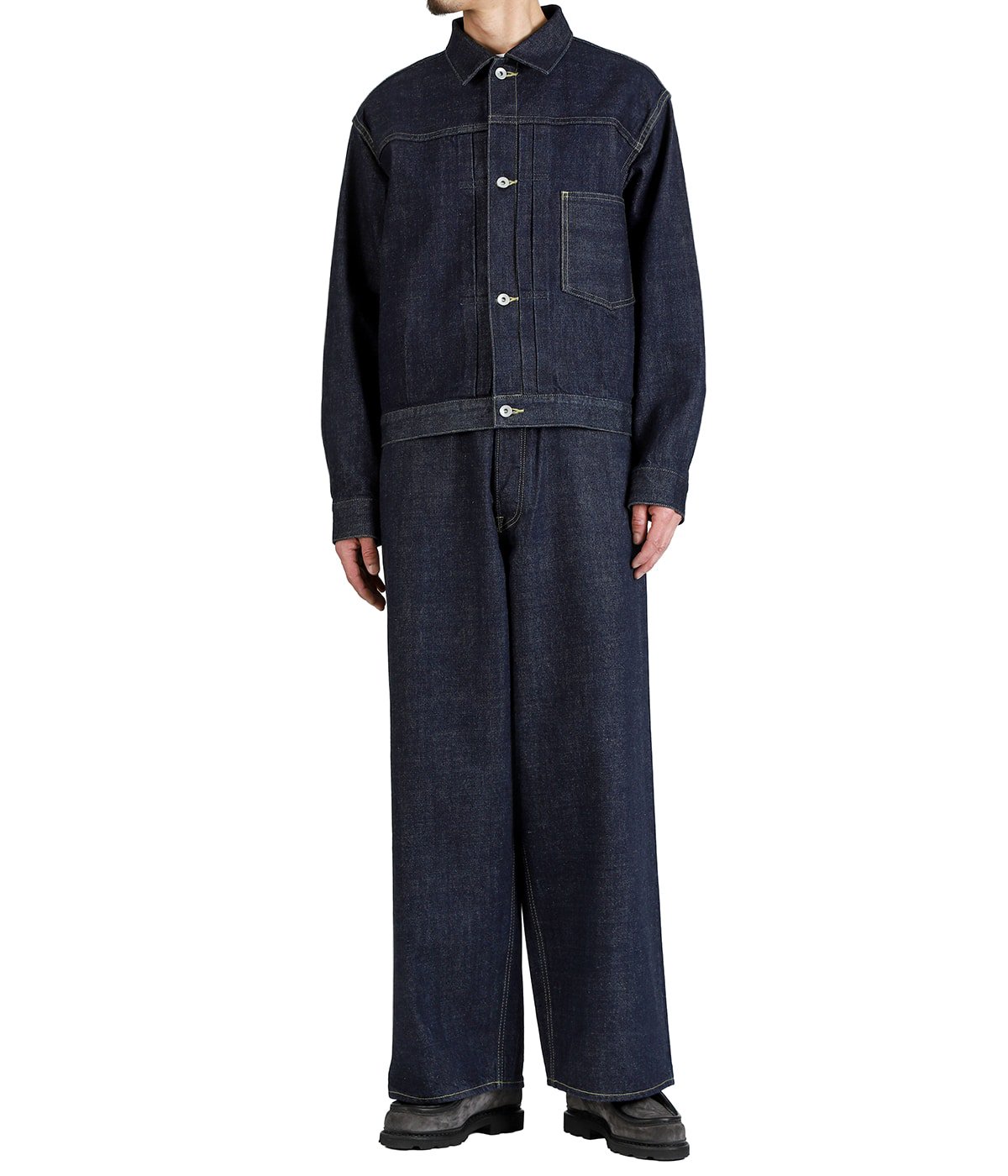 BAGGY JEANS -ORGANIC COTTON 13.5oz SELVEDGE DENIM- | marka(マーカ