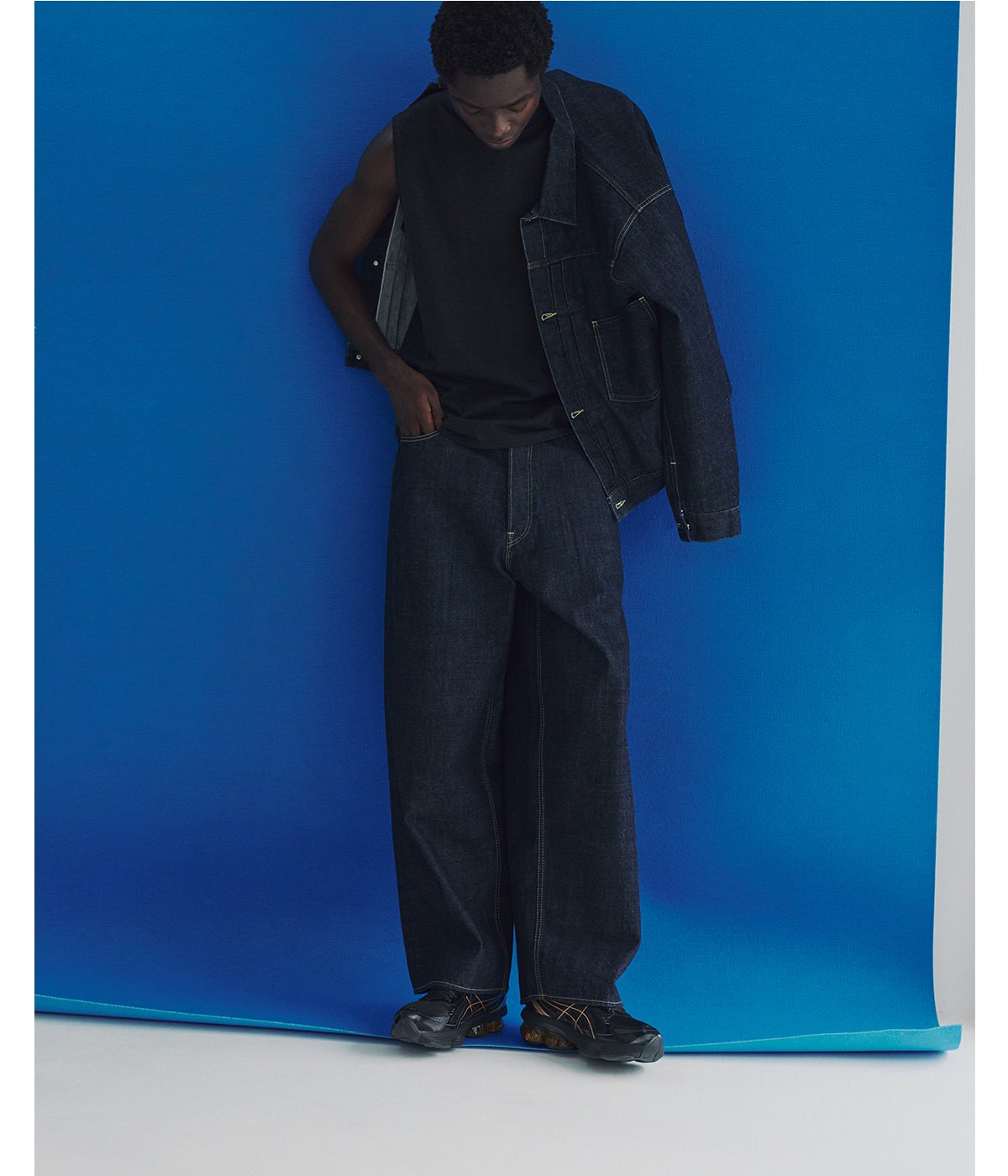 BAGGY JEANS -ORGANIC COTTON 13.5oz SELVEDGE DENIM- | marka(マーカ