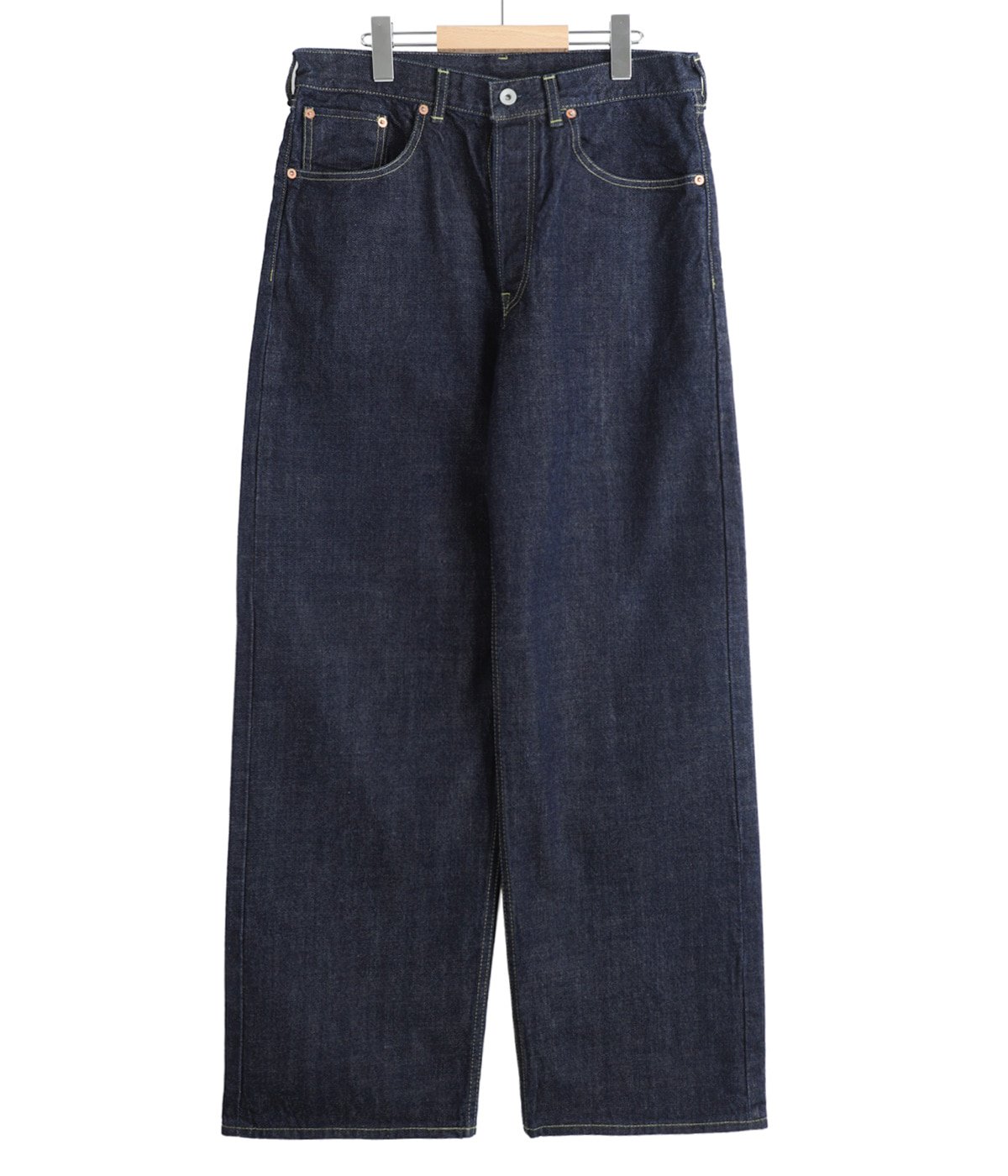 CLEAN CYLINDER FIT JEANS -ORGANIC COTTON 13.5oz SELVEDGE DENIM