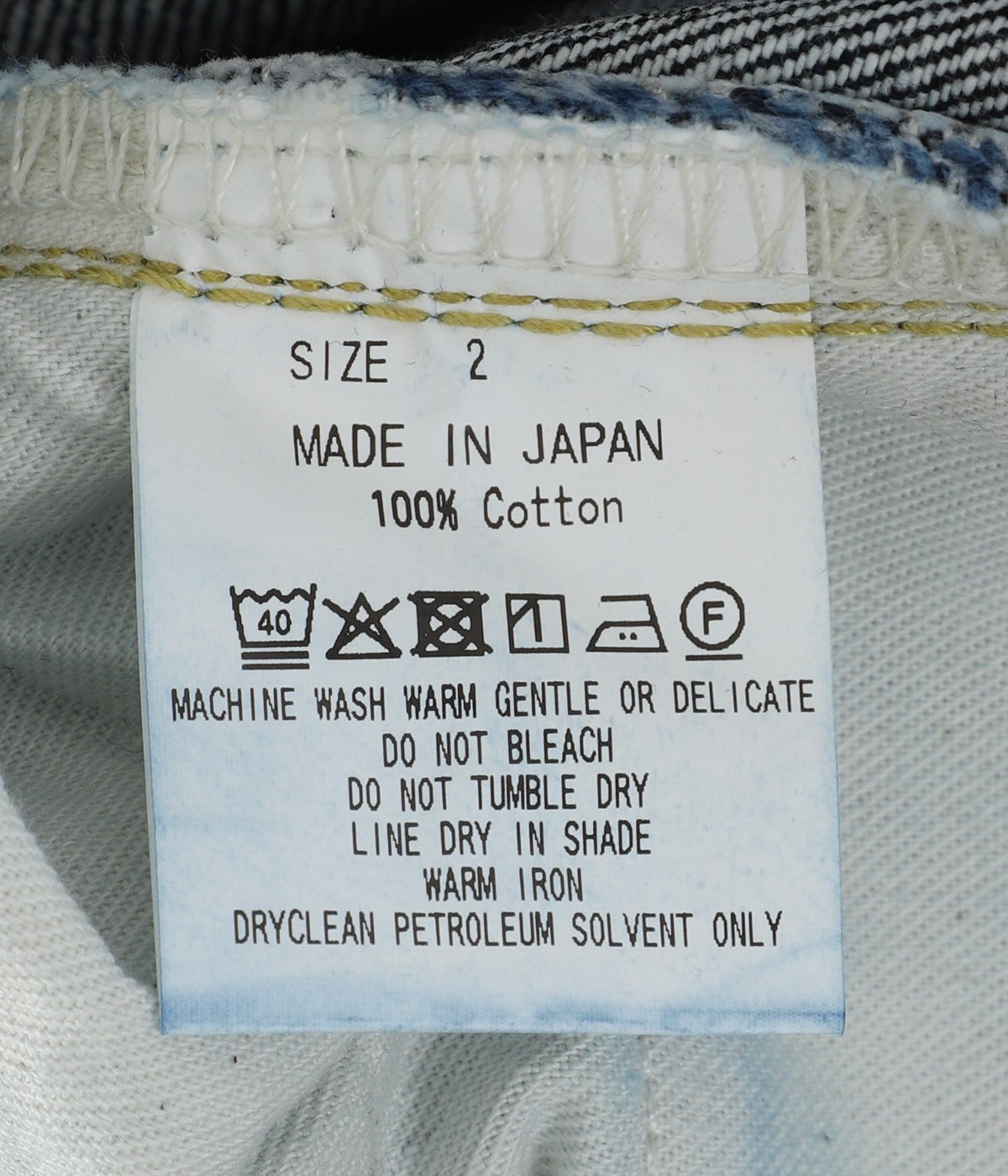 @MARK®︎さま専用 CLEAN CYLINDER FIT JEANS -ORGANIC COTTON 13.5oz SELVEDGE DENIM