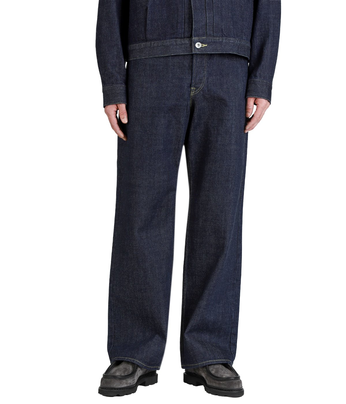 CLEAN CYLINDER FIT JEANS -ORGANIC COTTON 13.5oz SELVEDGE DENIM