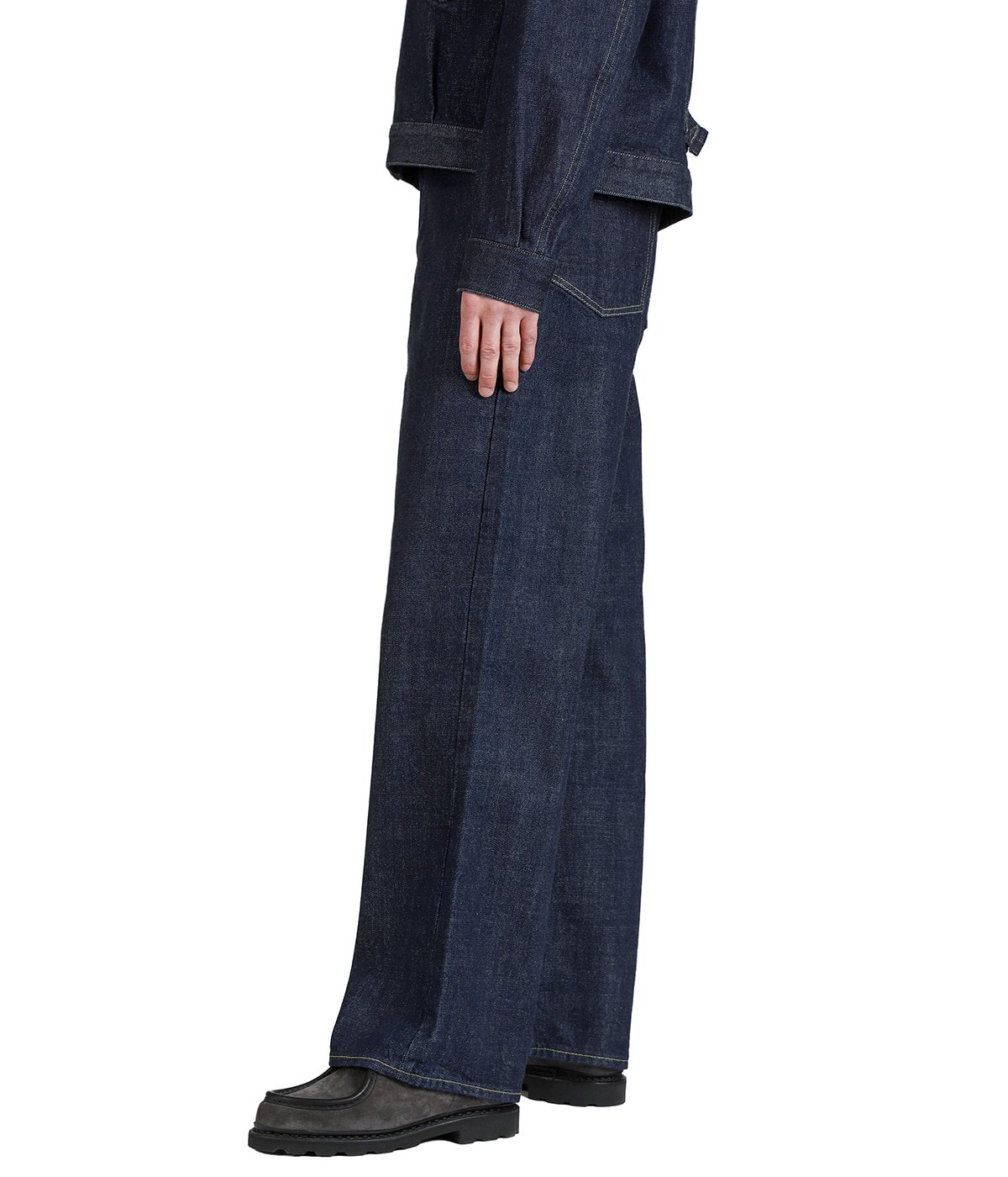 CLEAN CYLINDER FIT JEANS -ORGANIC COTTON 13.5oz SELVEDGE DENIM 
