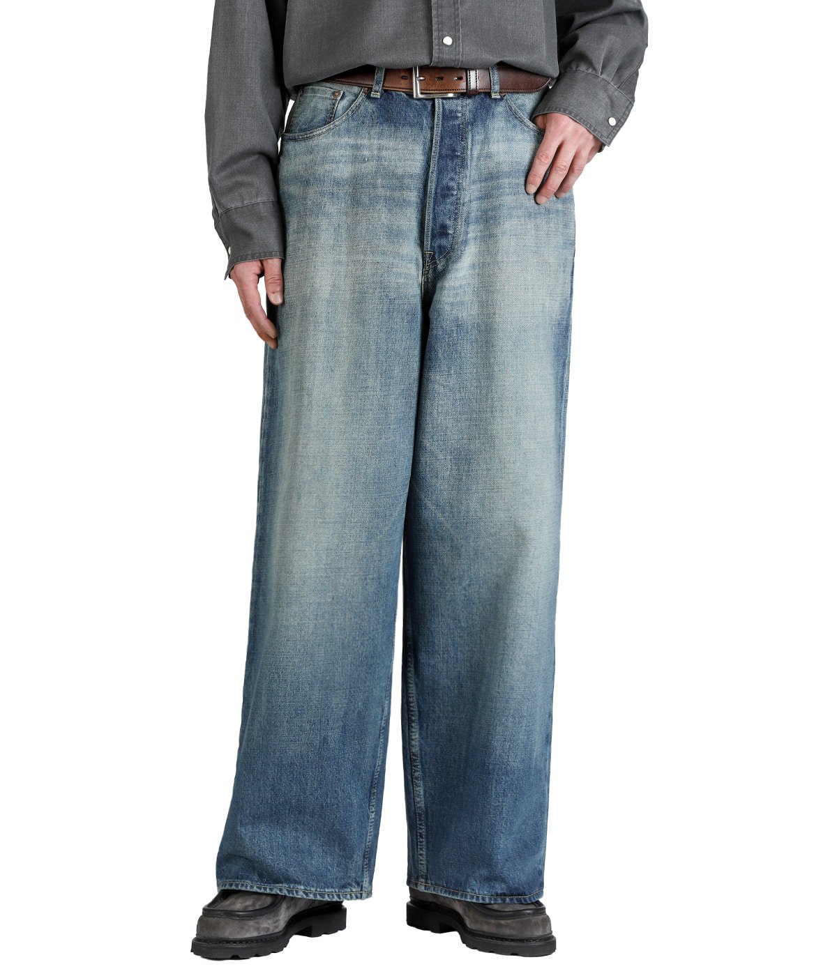 BAGGY JEANS -ORGANIC COTTON 13.5oz SELVEDGE DENIM- | marka(マーカ