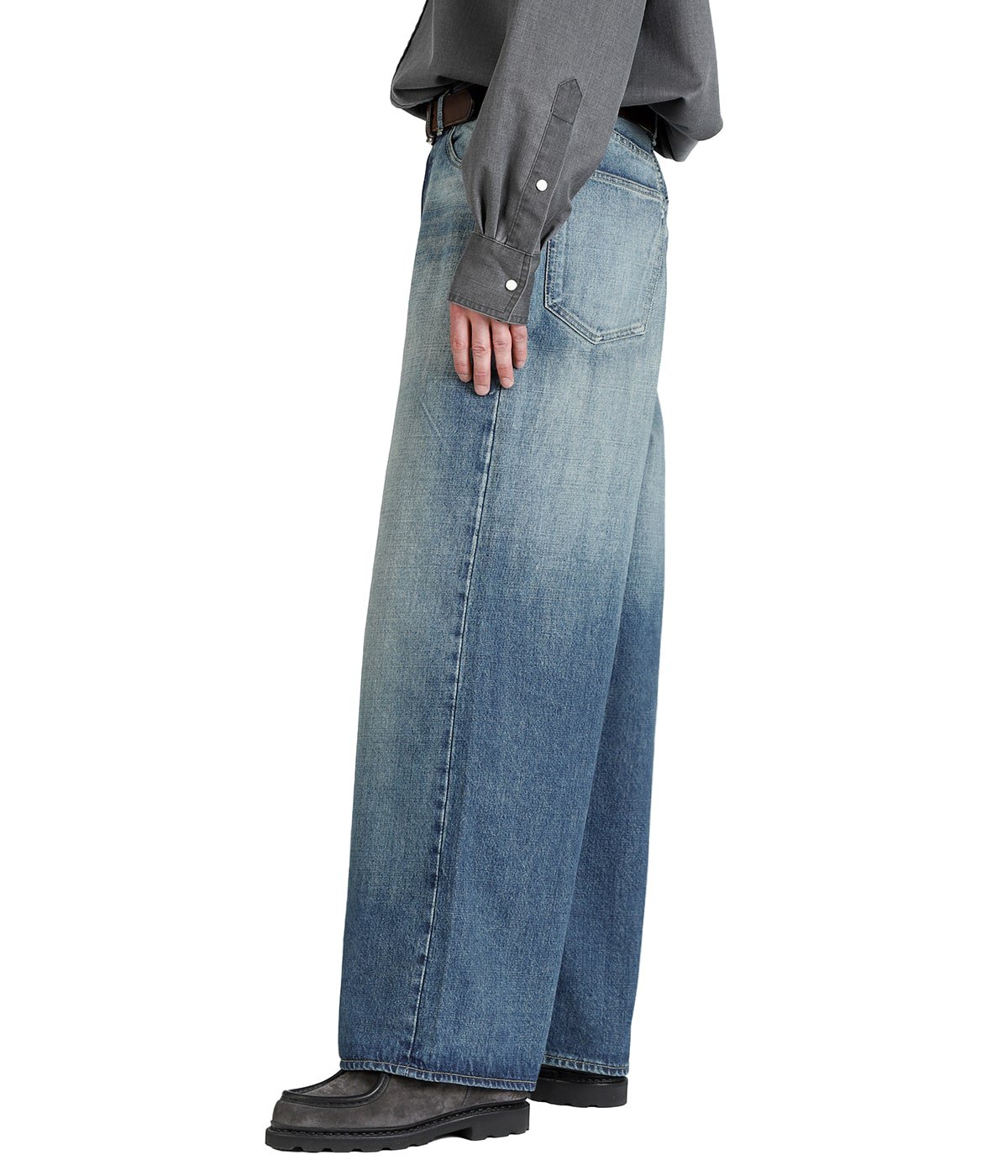 BAGGY JEANS -ORGANIC COTTON 13.5oz SELVEDGE DENIM- | marka(マーカ