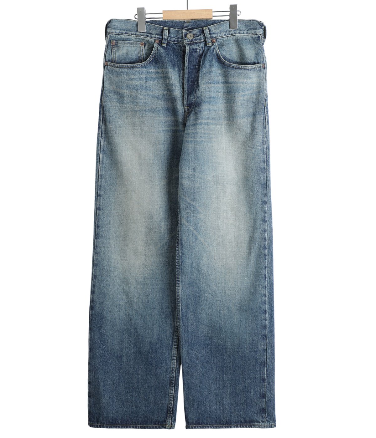 CLEAN CYLINDER FIT JEANS -ORGANIC COTTON 13.5oz SELVEDGE DENIM