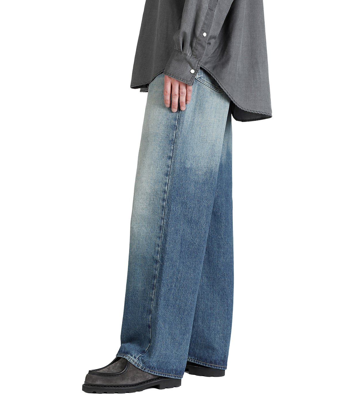 CLEAN CYLINDER FIT JEANS -ORGANIC COTTON 13.5oz SELVEDGE DENIM